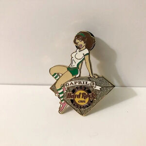 2007 Hard Rock Cafe  Toronto Birthstone Girl Series Pin April Limited Edition